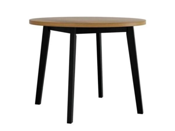 Mesa redonda CHRIS 3 - grandson/preto, 100cm