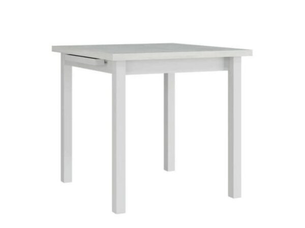 Mesa de jantar ERIC 7 - branco, extensível 80 a 110cm
