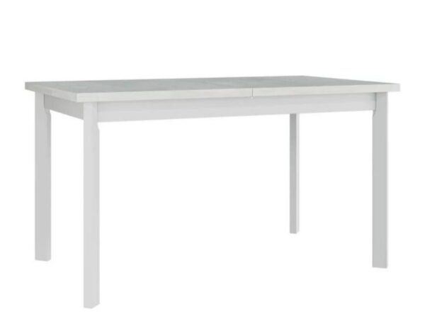 Mesa de jantar ODENA 1P - branco, extensível 140 a 180cm