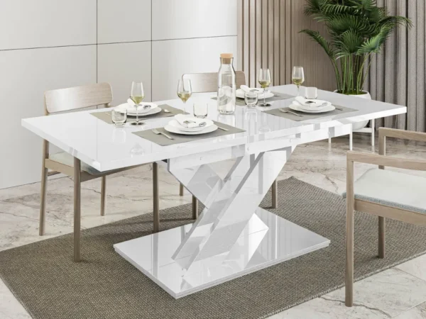 Mesa extensível BRANDA (140-180cm) - branco