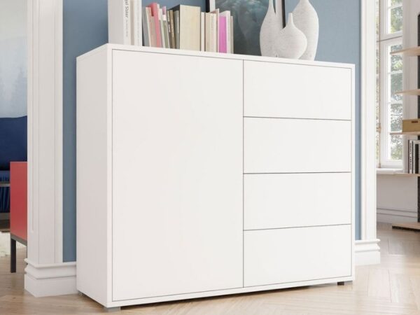 Móvel Auxiliar CHELLES K1D4SZ - Branco 100cm