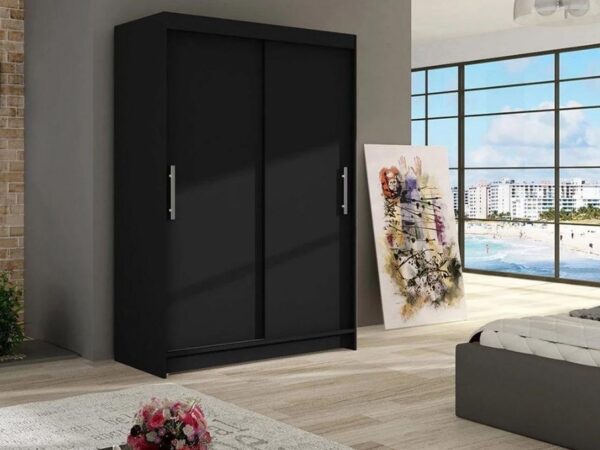 Roupeiro DOLL I - Preto, 120cm