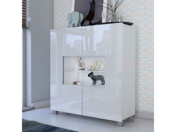 Vitrine BRALINI 110cm - branco