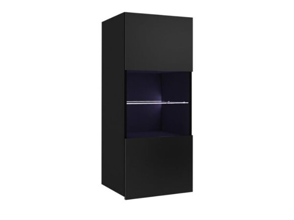 Vitrine BRALINI 45x117cm - preto