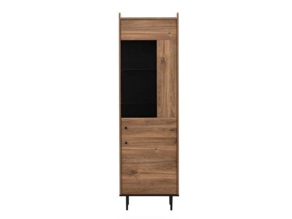 Vitrine HARVEY - 60cm - carvalho escuro