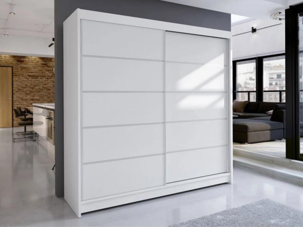 Roupeiro BLANCA II - Branco, 180cm