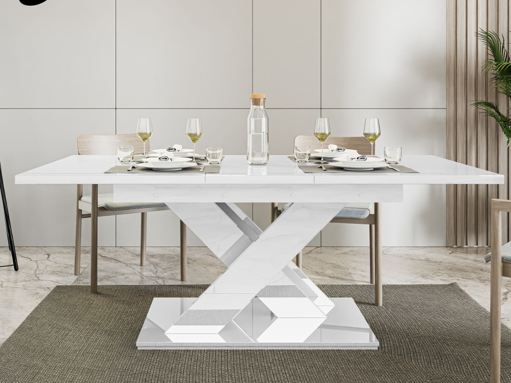 Mesa extensível BRANDA (140-180cm) - branco - Image 2