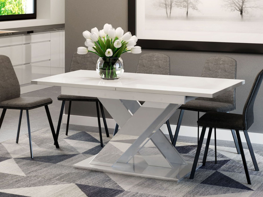 Mesa extensível BRANDA (140-180cm) - branco - Image 4