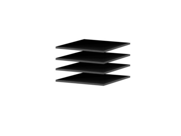 Prateleiras LOFT - Preto