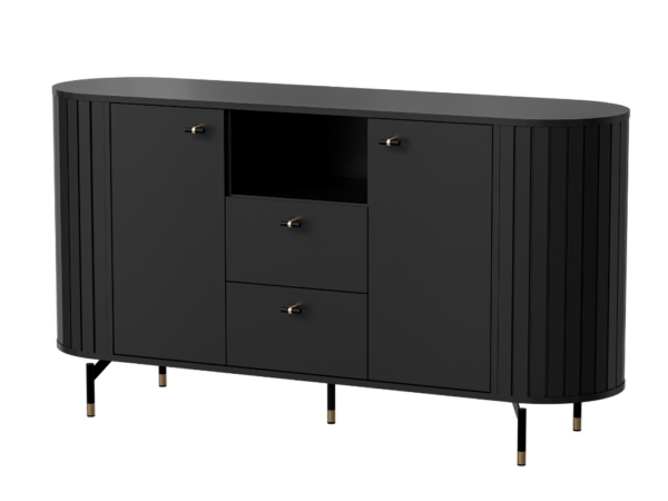 Aparador ZANE 02 - Preto, 150cm