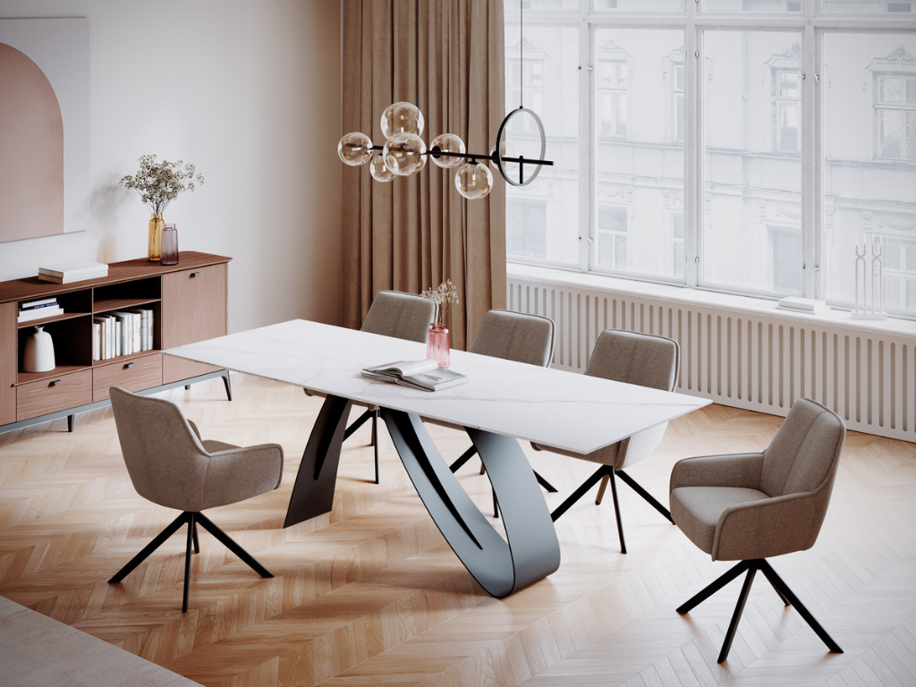 Mesa de jantar DUNA - extensível 160 a 240cm
