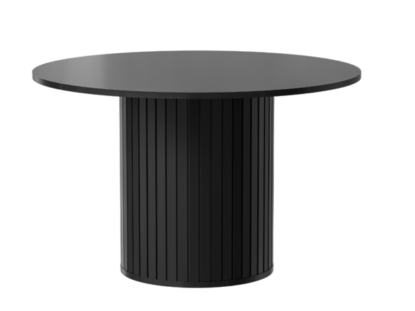 Mesa de jantar ZANE 08 - Preto, 120cm