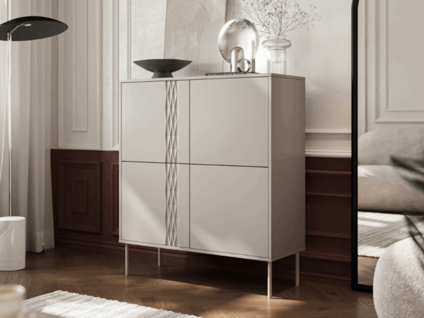 Móvel Auxiliar RITZ - Bege 100cm