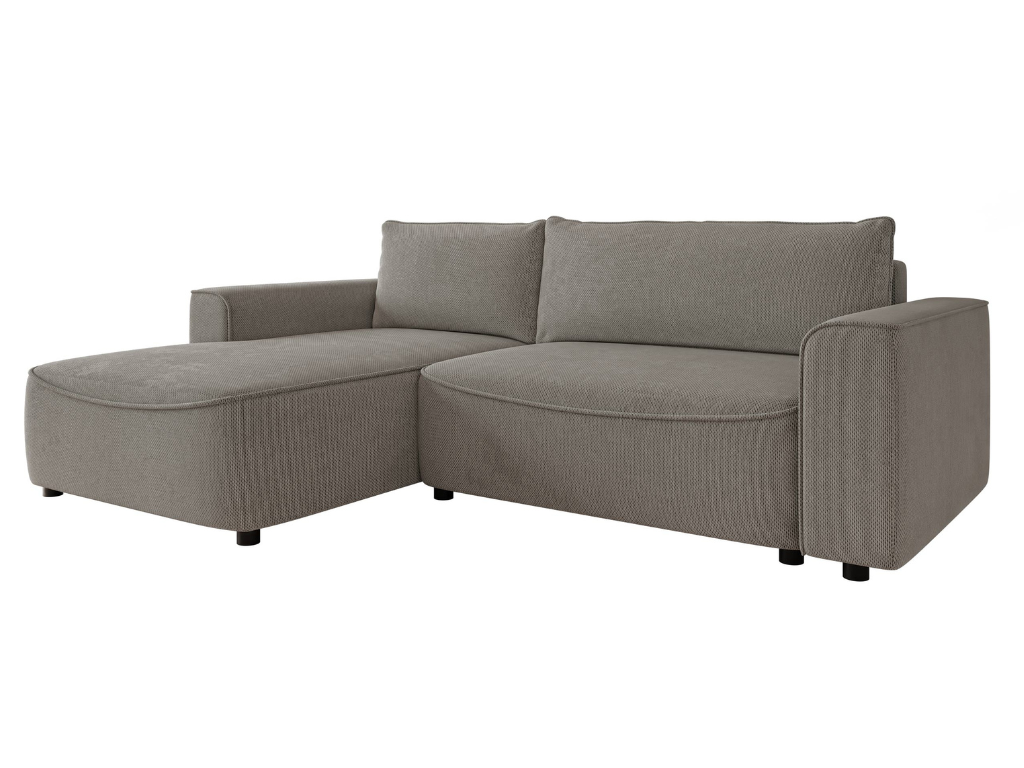 Sofá-cama c/chaise BELZA - Cinzento - Image 3