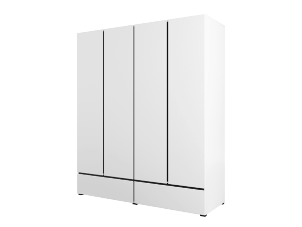 Roupeiro TORONTO 02 - Branco, 180x210cm