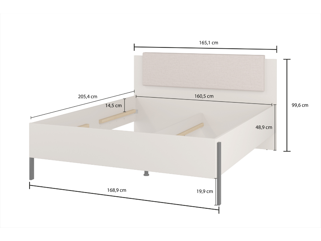 Cama BELVARO - 160x200cm - Image 4