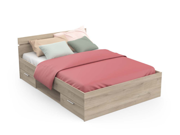 Cama c/arrumação CLARK 02 - 140x200cm
