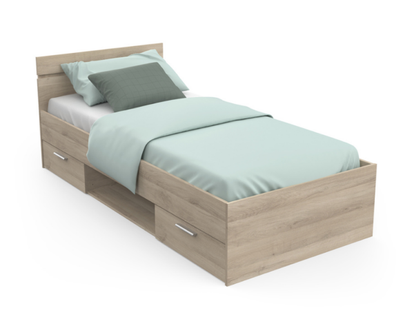 Cama c/arrumação CLARK 02 - 90x200cm