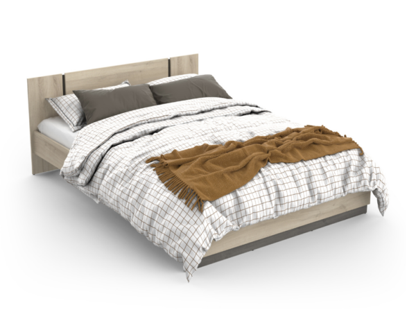 Cama GIBSON 01 - Carvalho, 140x190/200cm