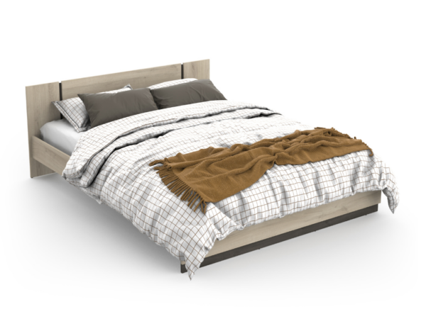 Cama GIBSON 02 - Carvalho, 140x200cm