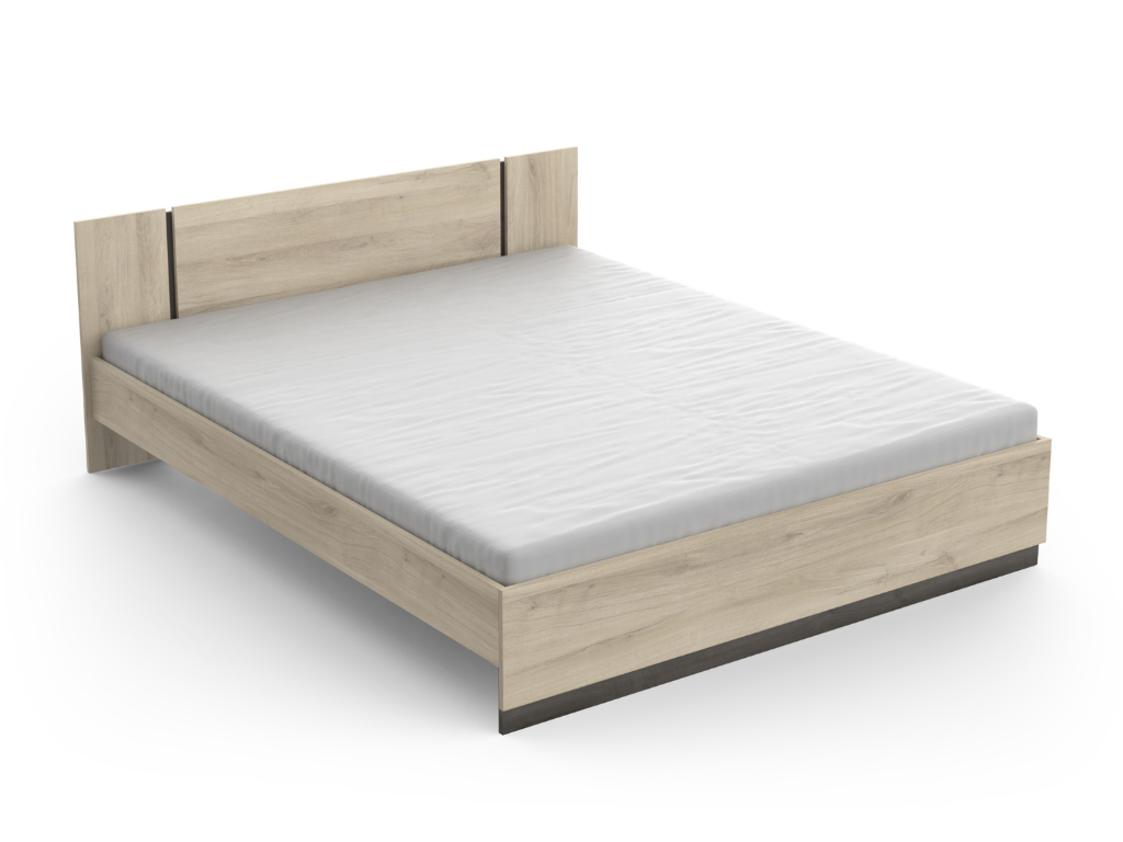 Cama GIBSON 02 - Carvalho, 140x200cm - Image 3
