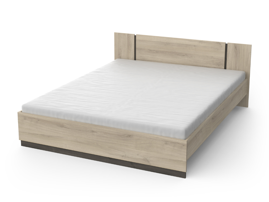 Cama GIBSON 02 - Carvalho, 140x200cm - Image 4