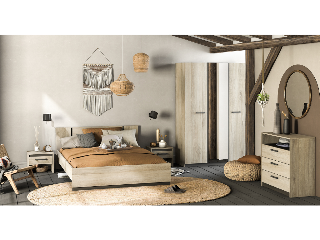 Mesa de Cabeceira GIBSON - Carvalho - Image 6