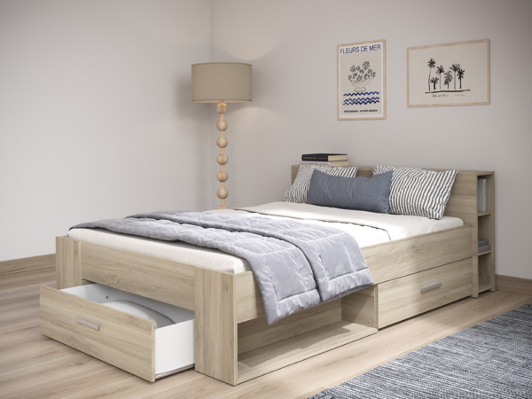 Cama c/arrumação BEDORA 02 - 140x190cm