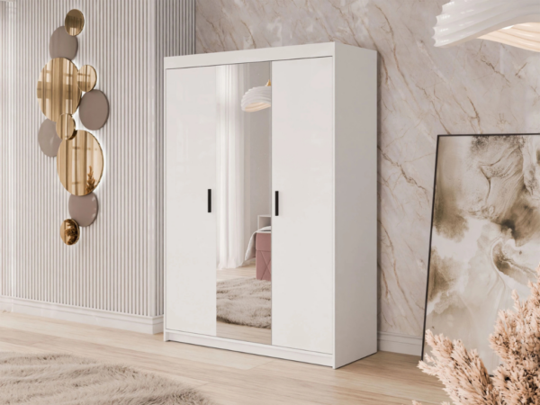 Roupeiro SELENA 02 - Branco, 133cm