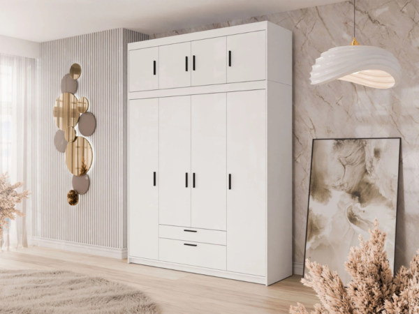 Roupeiro SELENA 05 - Branco, 177cm