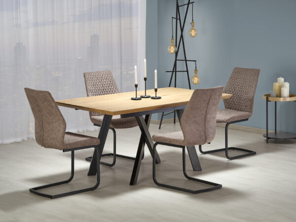 Mesa extensível CAPITAL - carvalho, 160-200cm