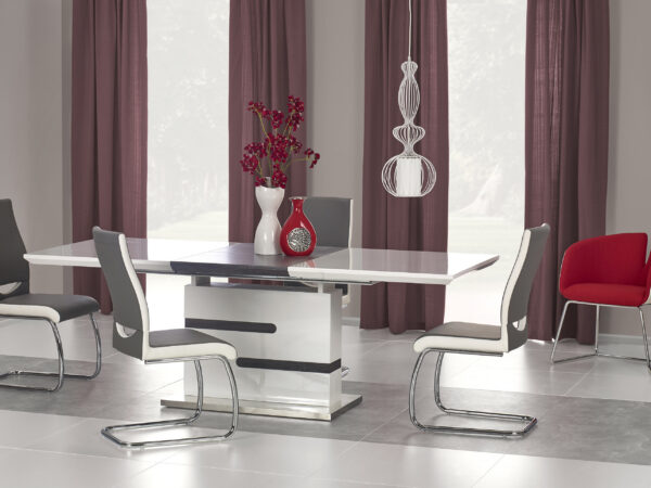 Mesa extensível  MONACO - branco, 160-220cm