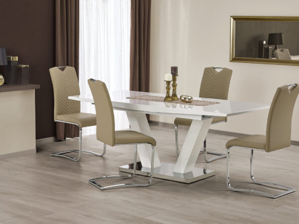 Mesa extensível VISION - branco, 160-220cm