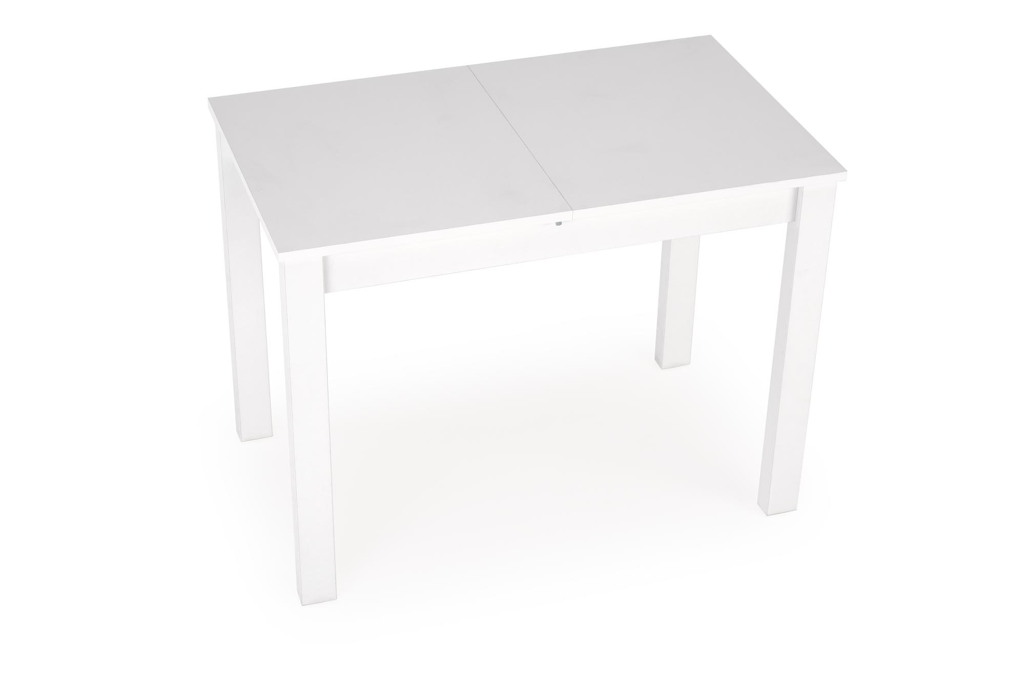Mesa extensível GINO - branco, 100-135cm - Image 9