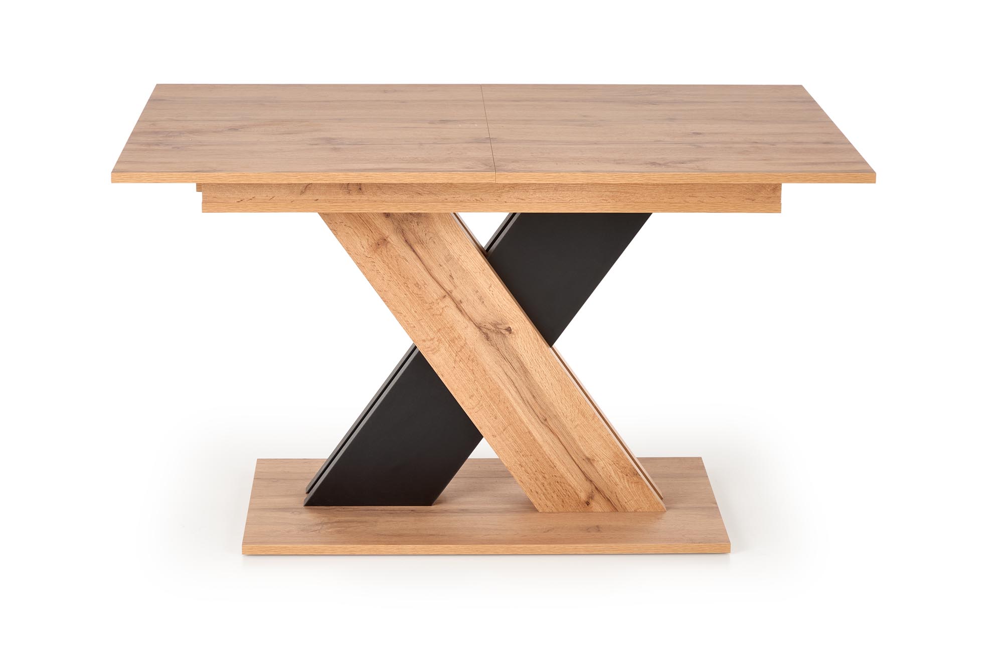 Mesa extensível XARELTO - carvalho wotan / preto, 130-175cm - Image 6