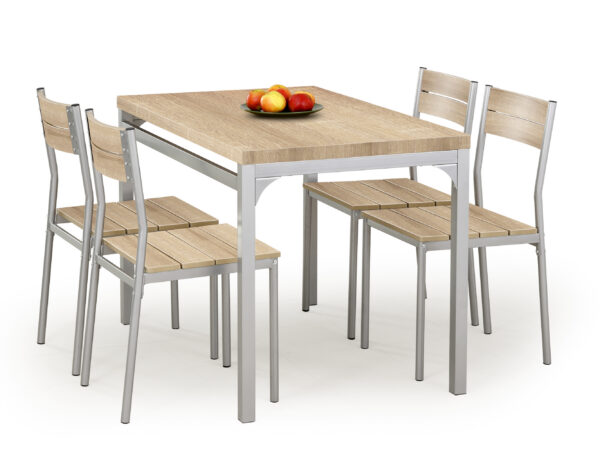 Conjunto de mesa e 4 cadeiras MALCOLM