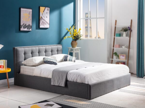 Cama estofada c/arrumação PADVA 160x200cm