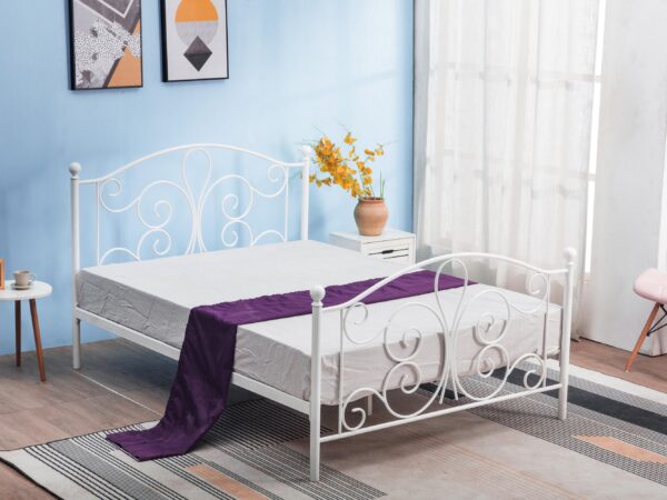 Cama PANAMA - branco, 120x200cm