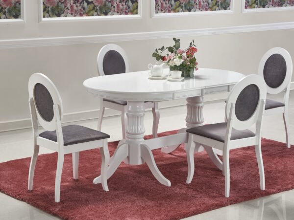 Mesa extensível JOSPEH - branco, 150-190cm