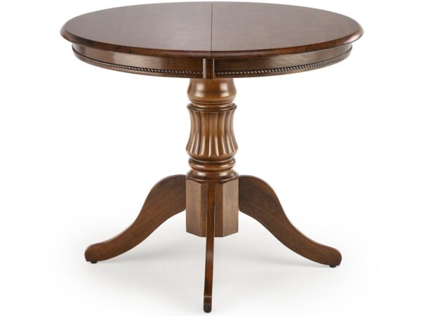 Mesa extensível WILLIAM - nogueira, 90-124cm