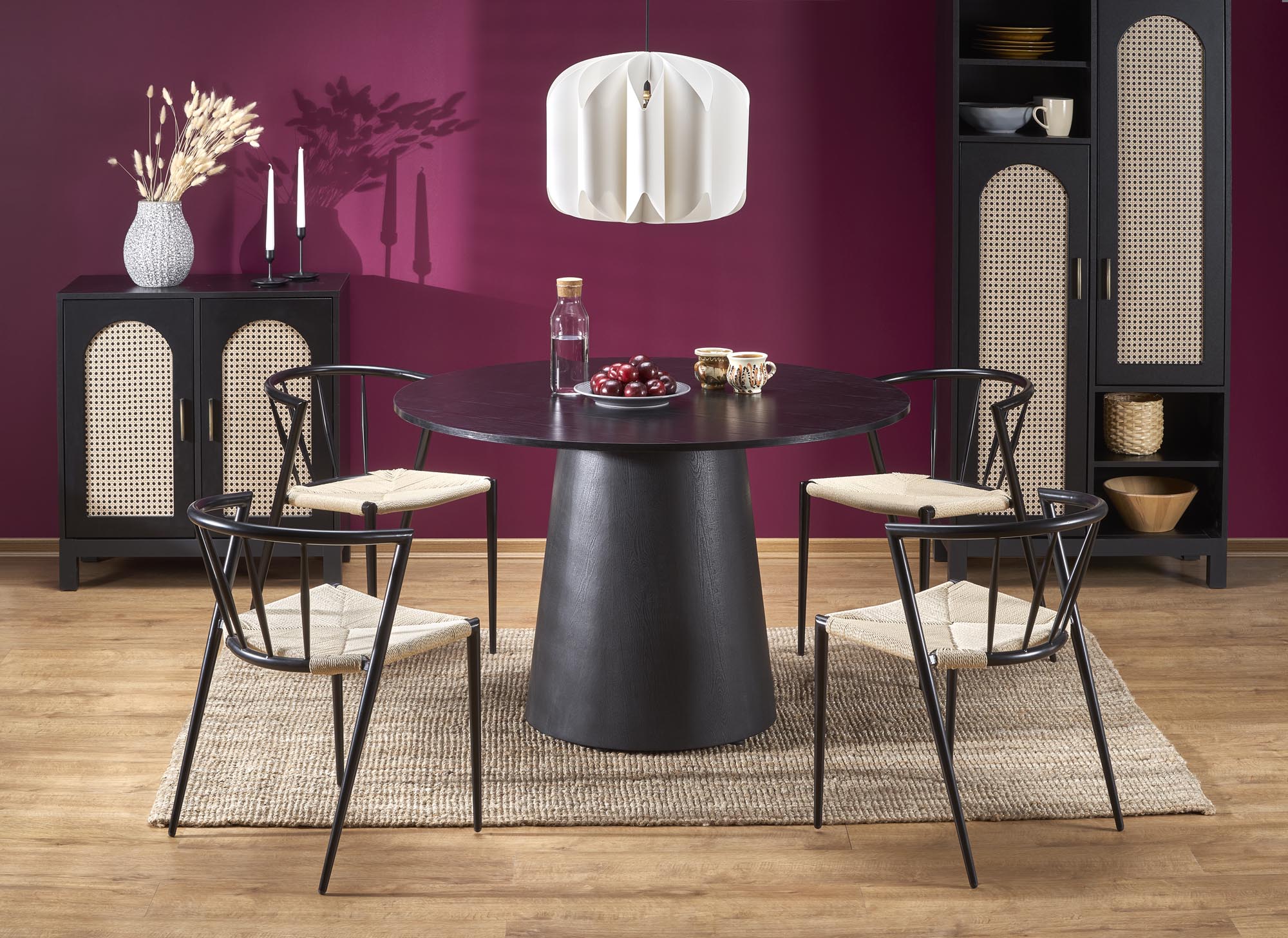 Mesa redonda GINTER - preto