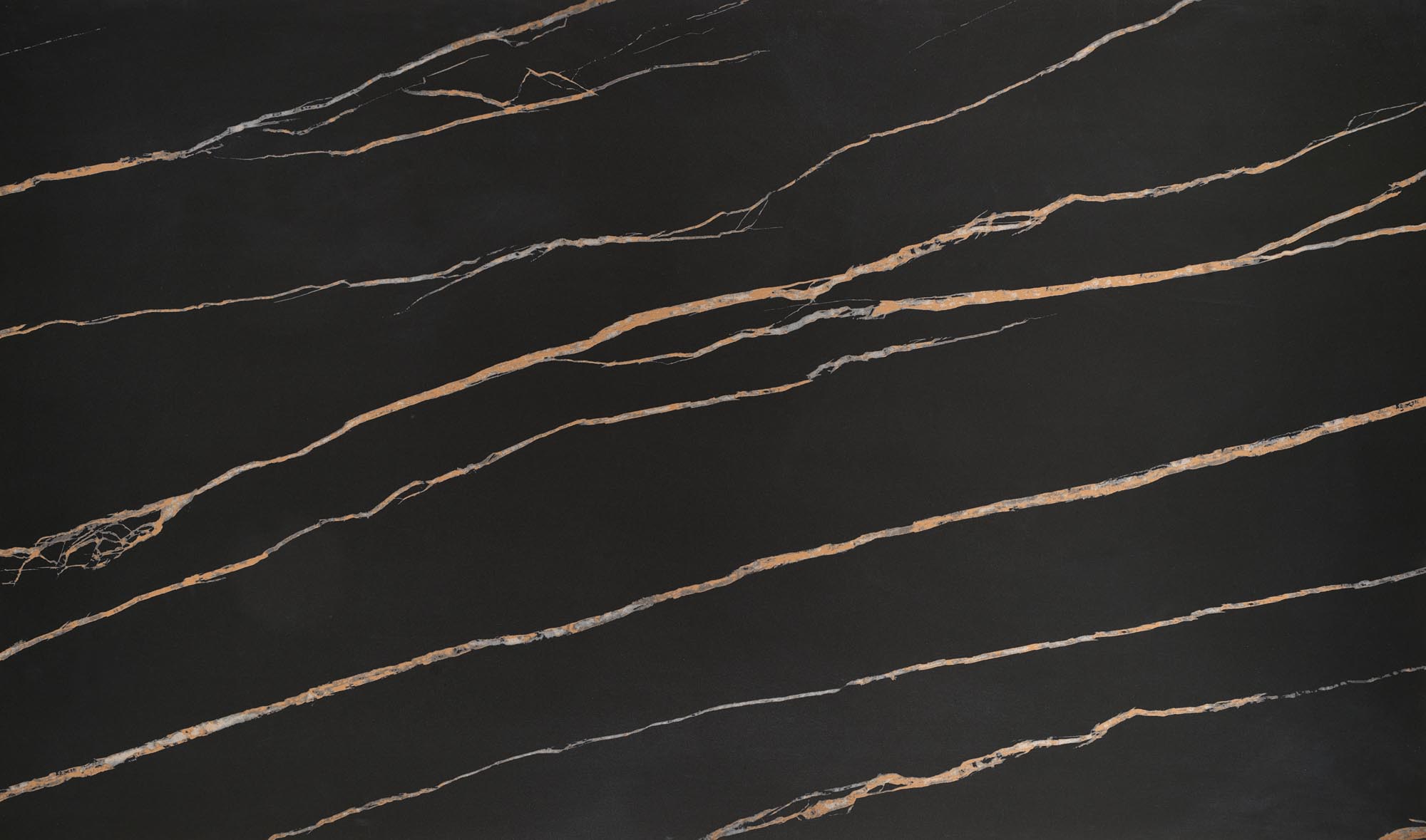 Mesa extensível LOZANO - preto mármore / nogueira, 140-200cm - Image 5
