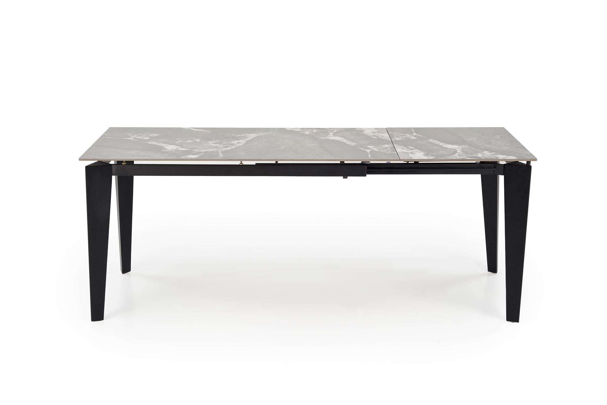 Mesa extensível FELIX- cinza mármore / preto, 141-201cm - Image 6