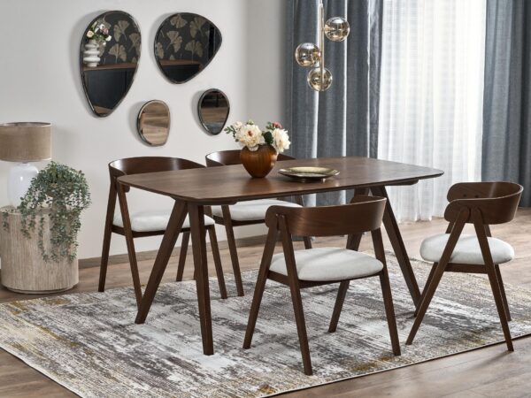 Mesa de jantar MIGUEL - nogueira / nogueira