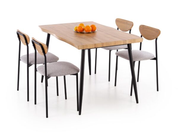 Conjunto de mesa e 4 cadeiras DICKY