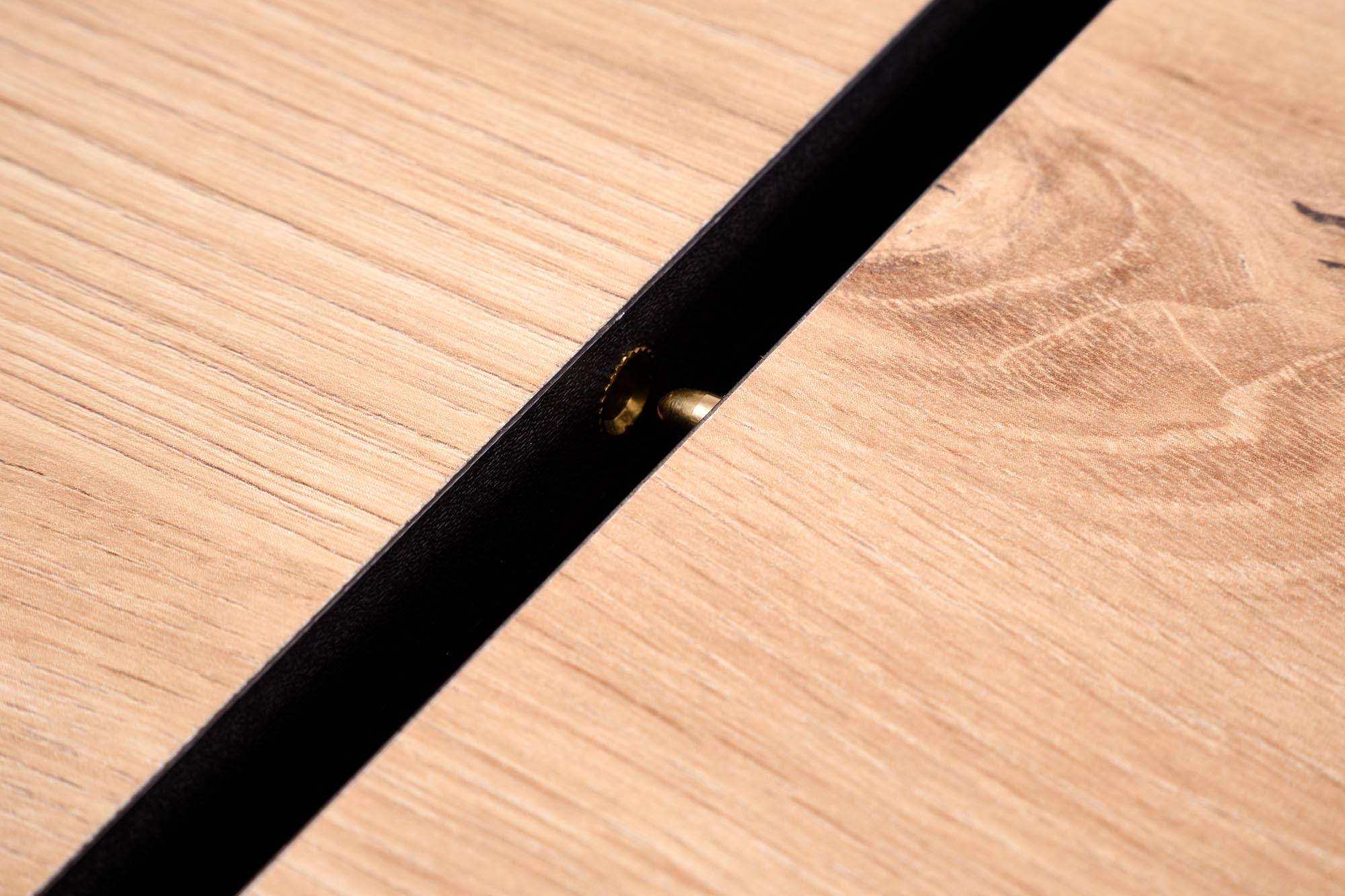 Mesa extensível WILSON - carvalho artisan / preto, 120-158cm - Image 18