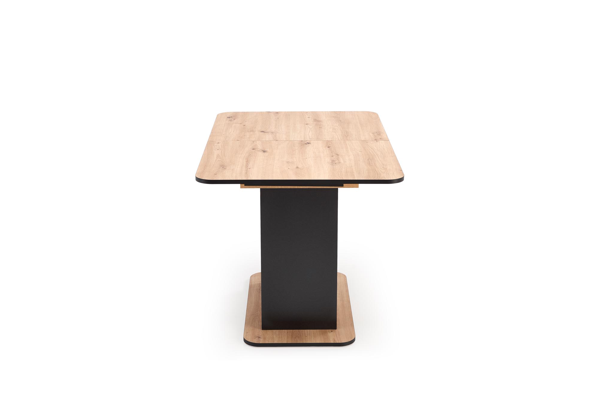 Mesa extensível WILSON - carvalho artisan / preto, 120-158cm - Image 4