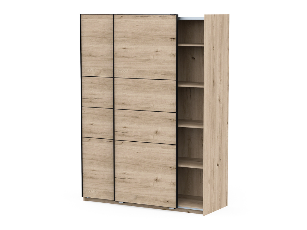 Roupeiro VEXA 02 - Carvalho, 148x203cm - Image 4