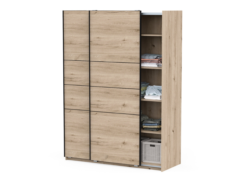 Roupeiro VEXA 02 - Carvalho, 148x203cm - Image 6