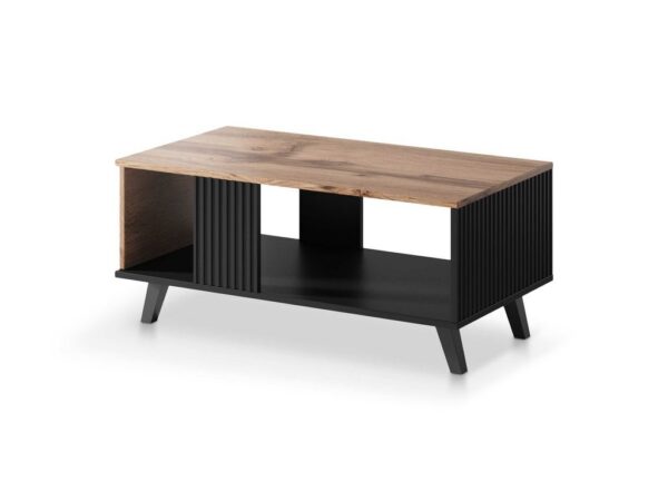 Mesa de Centro RANDOM LAW-1  carvalho wotan/preto